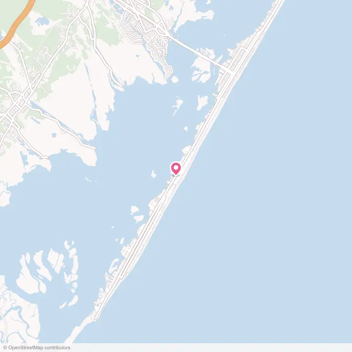 Map of the flower delivery area in North Beach Haven, New Jersey