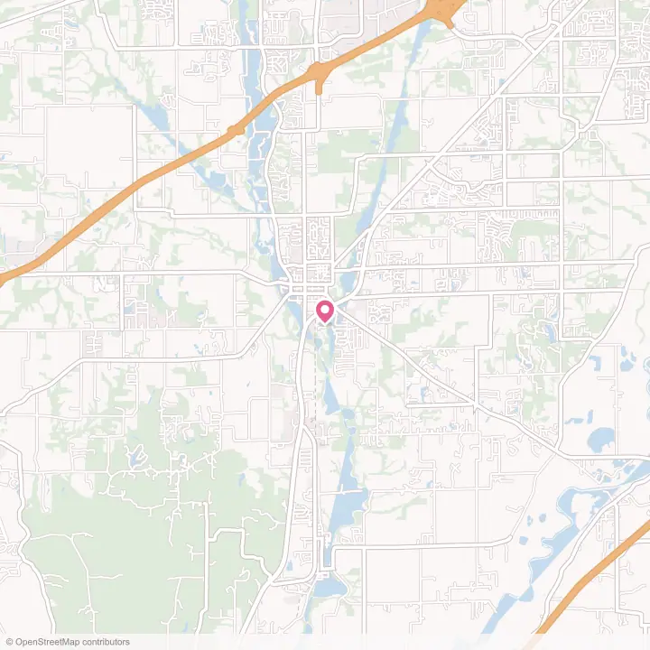 Map of the flower delivery area in Mooresville, Indiana