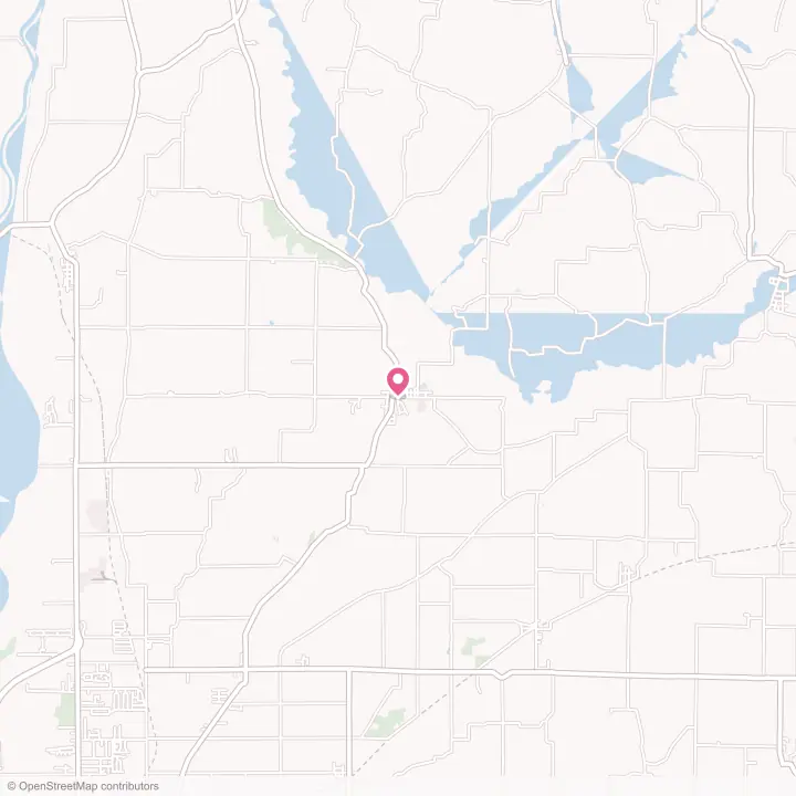 Map of the flower delivery area in Rosedale, Indiana