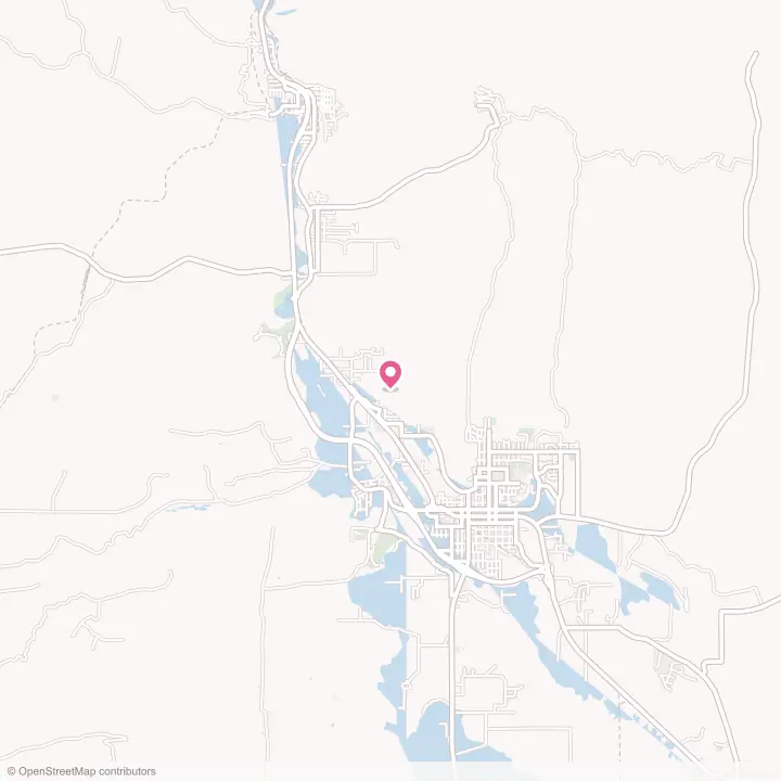 Map of the flower delivery area in Carbonville, Utah