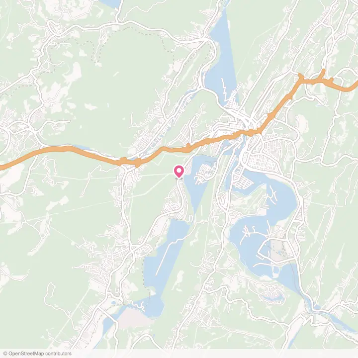 Map of the flower delivery area in Bowling Green, Maryland