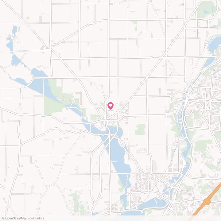 Map of the flower delivery area in Germantown, Ohio