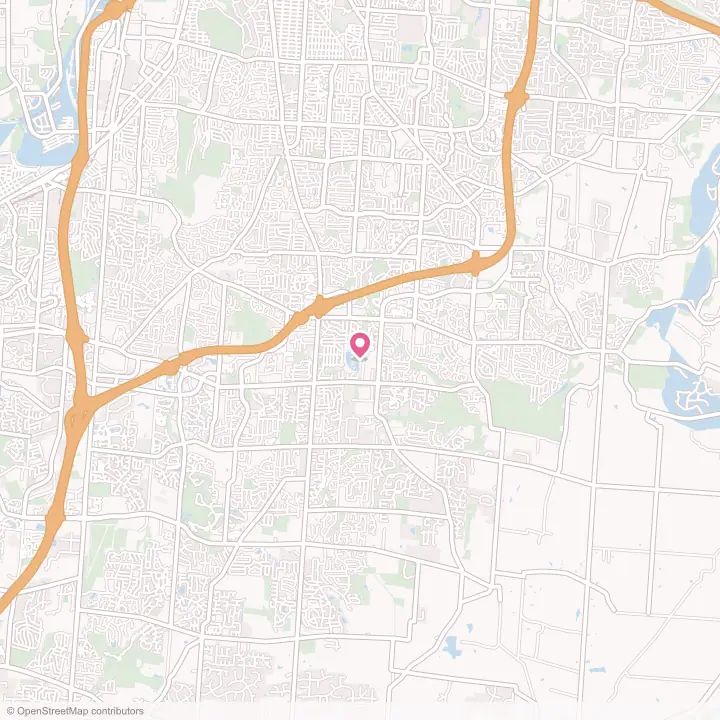 Map of the flower delivery area in Centerville, Ohio