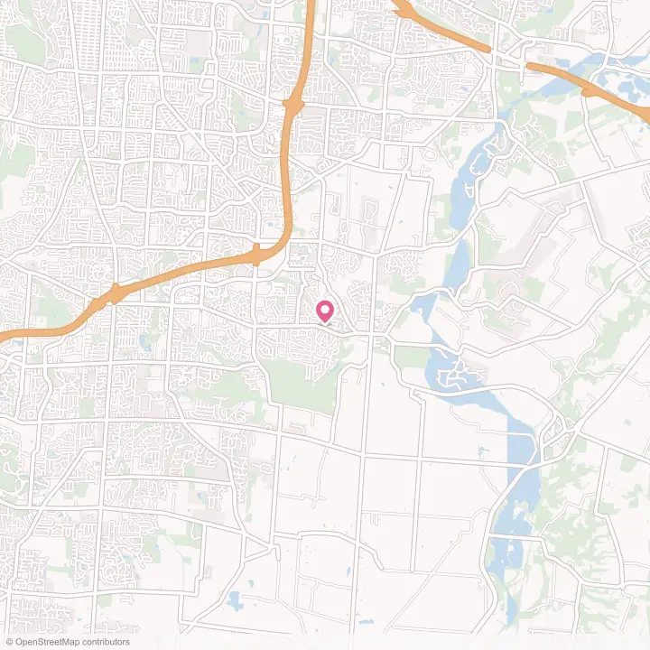 Map of the flower delivery area in Bellbrook, Ohio