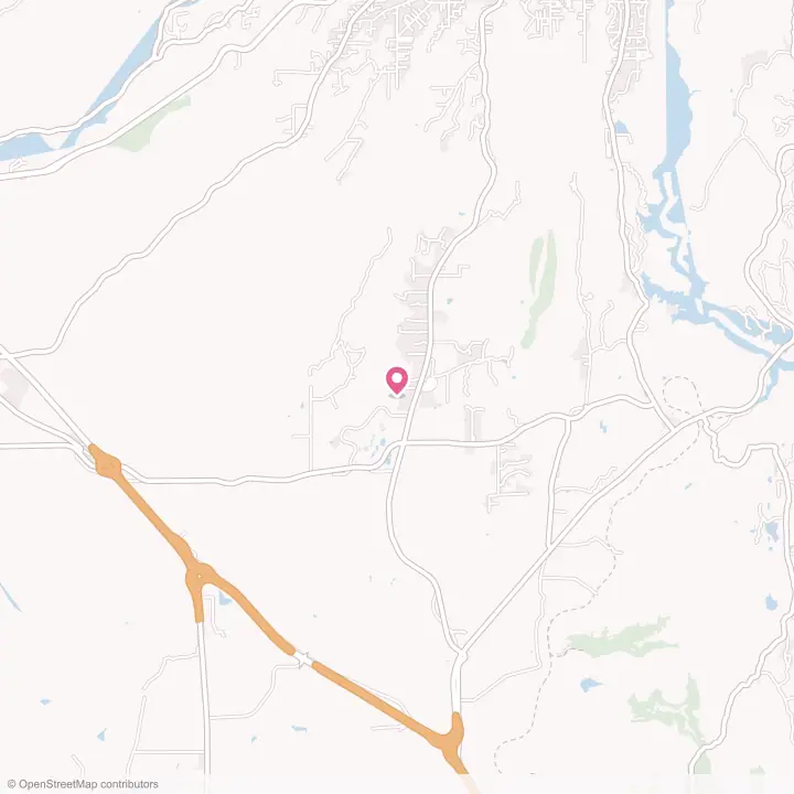 Map of the flower delivery area in Butte Valley, California