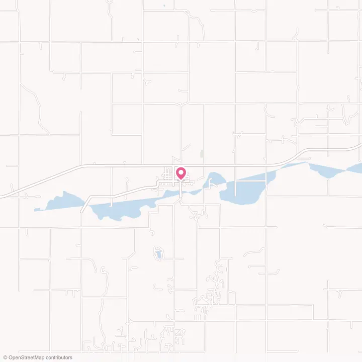 Map of the flower delivery area in Logan, Kansas