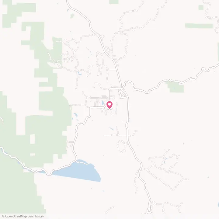 Map of the flower delivery area in Laytonville, California