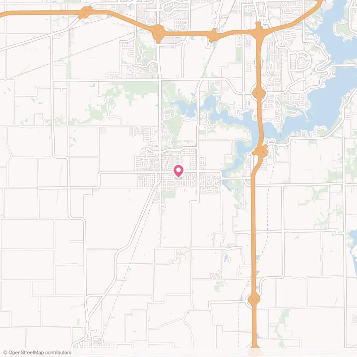 Map of the flower delivery area in Chatham, Illinois
