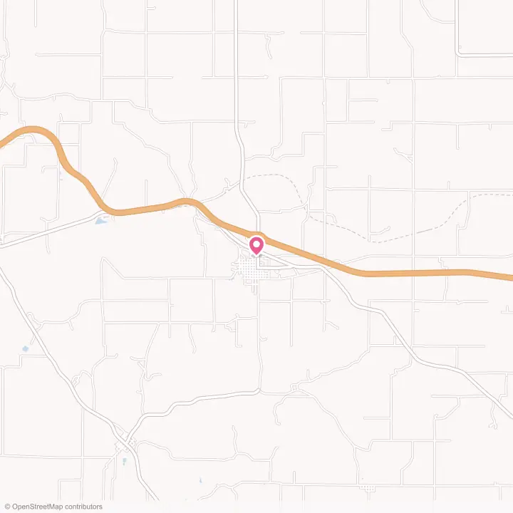 Map of the flower delivery area in Barry, Illinois