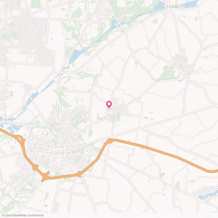 Map of the flower delivery area in Wilberforce, Ohio