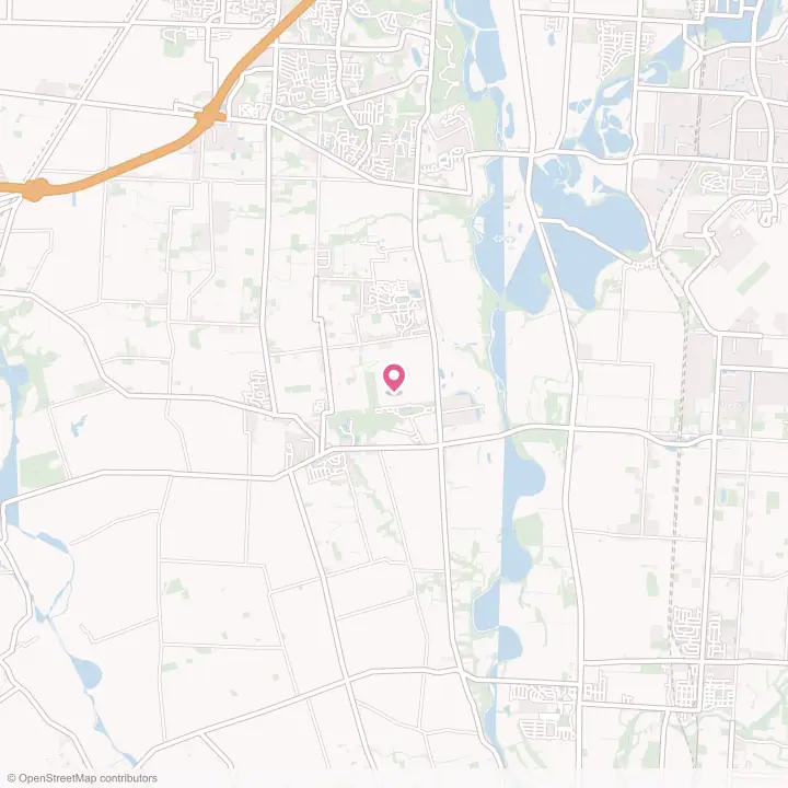 Map of the flower delivery area in Commercial Point, Ohio