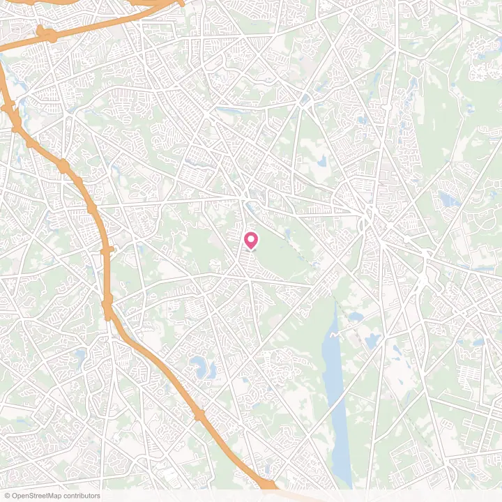 Map of the flower delivery area in Pine Hill, New Jersey
