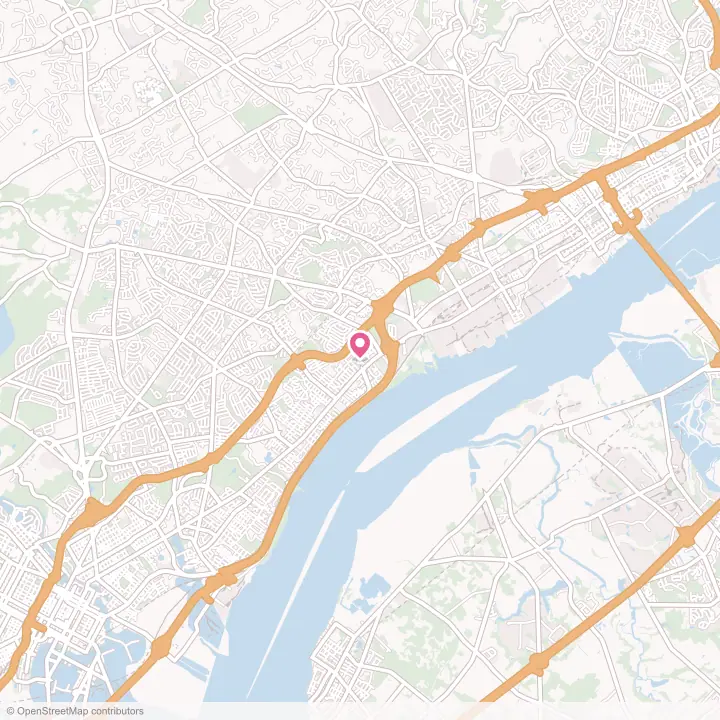 Map of the flower delivery area in Claymont, Delaware