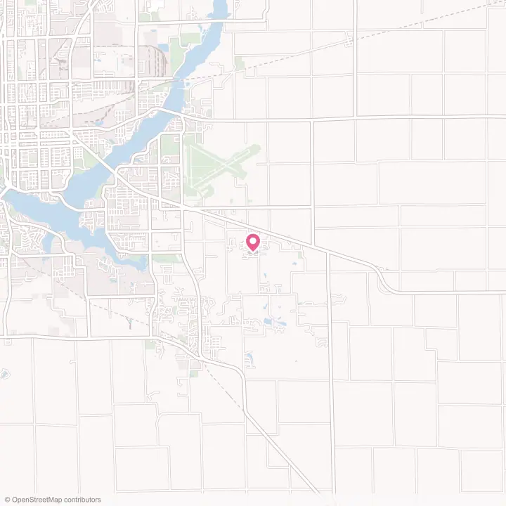 Map of the flower delivery area in Long Creek, Illinois