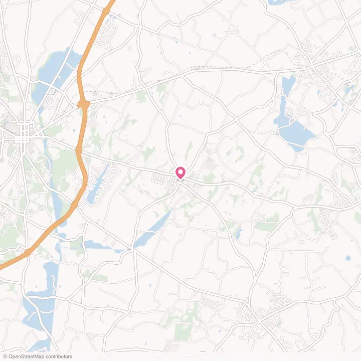 Map of the flower delivery area in Bonneauville, Pennsylvania