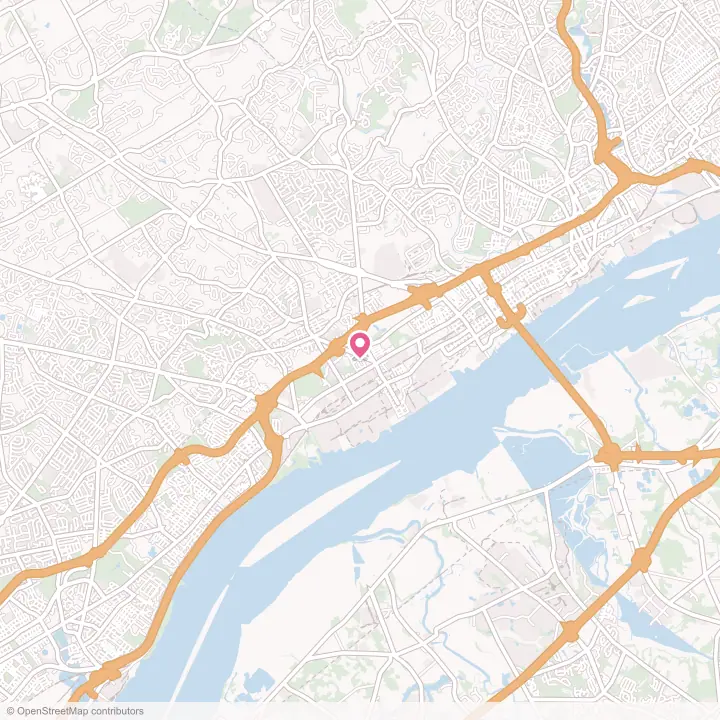 Map of the flower delivery area in Linwood, Pennsylvania