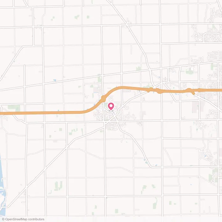Map of the flower delivery area in Brookville, Ohio