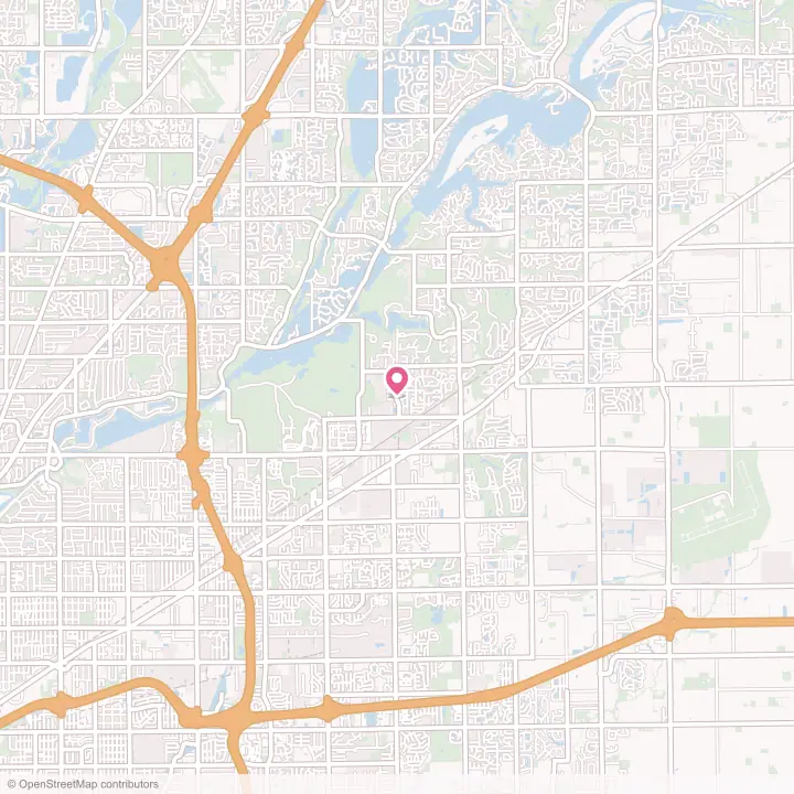 Map of the flower delivery area in Lawrence, Indiana