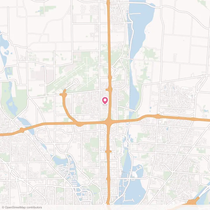 Map of the flower delivery area in Vandalia, Ohio