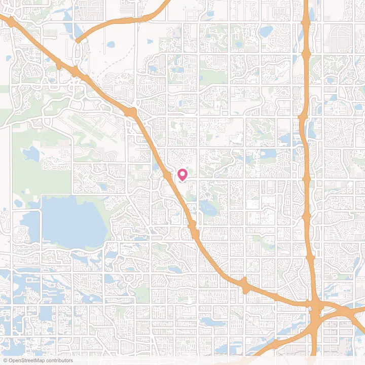 Map of the flower delivery area in Westminster, Colorado