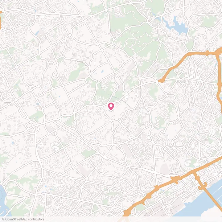 Map of the flower delivery area in Chester Heights, Pennsylvania