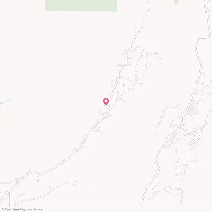 Map of the flower delivery area in Cohasset, California