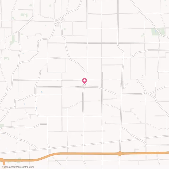 Map of the flower delivery area in Eldorado, Ohio