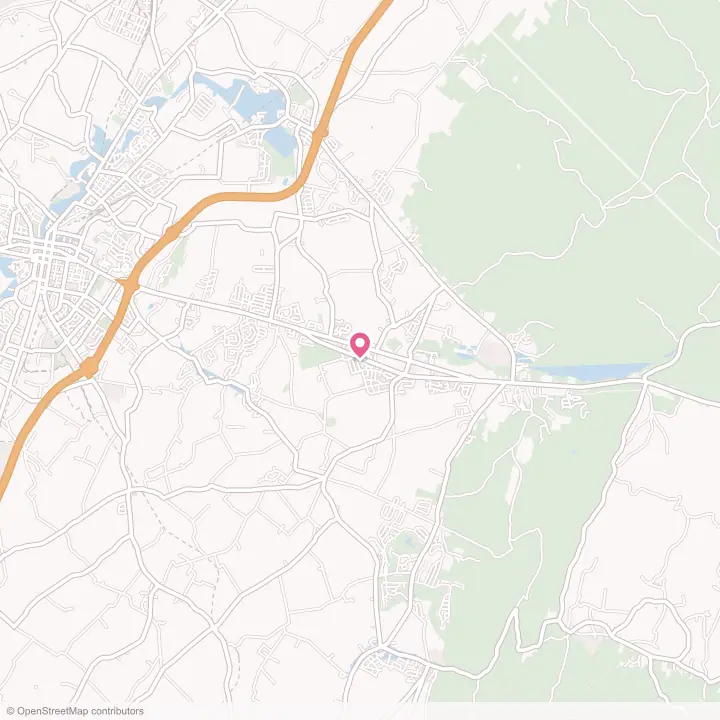 Map of the flower delivery area in Fayetteville, Pennsylvania