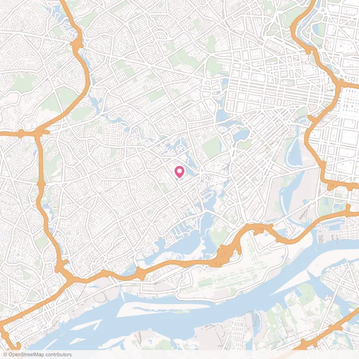 Map of the flower delivery area in Collingdale, Pennsylvania