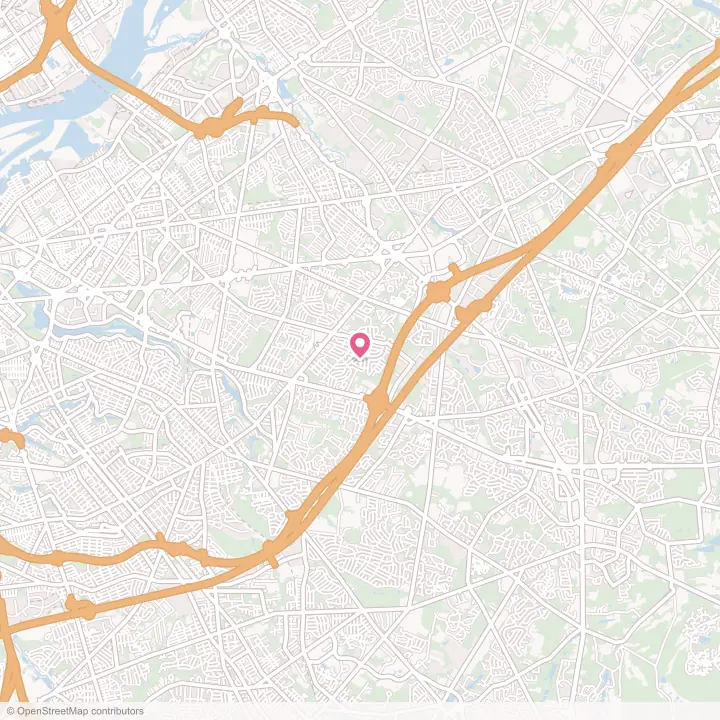 Map of the flower delivery area in Kingston Estates, New Jersey