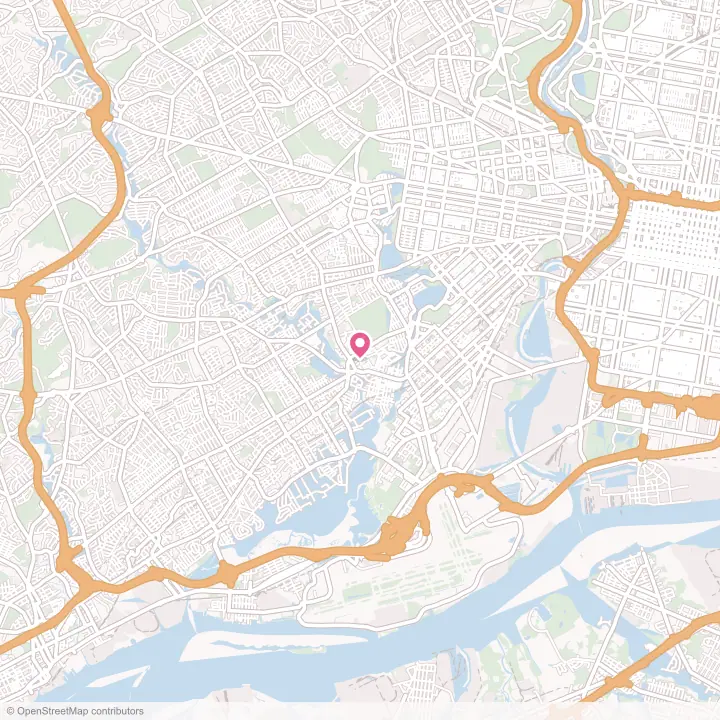 Map of the flower delivery area in Darby, Pennsylvania