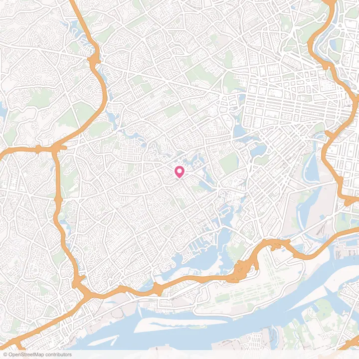 Map of the flower delivery area in Aldan, Pennsylvania