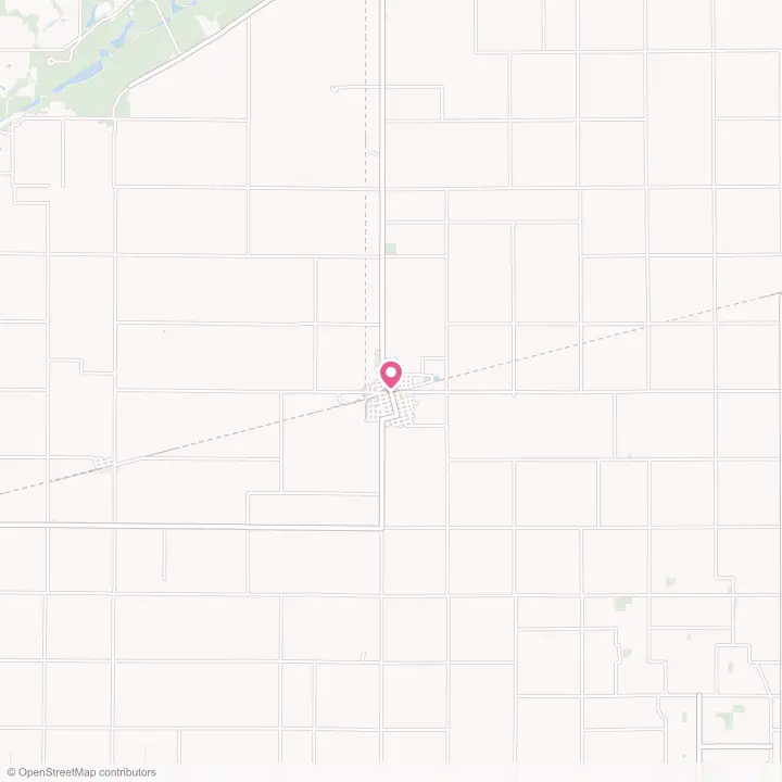Map of the flower delivery area in Bement, Illinois