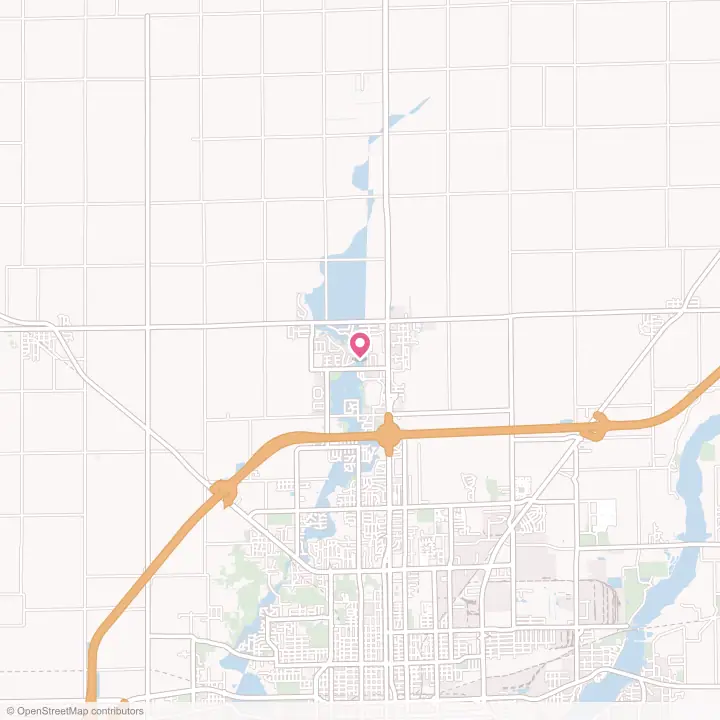Map of the flower delivery area in Forsyth, Illinois