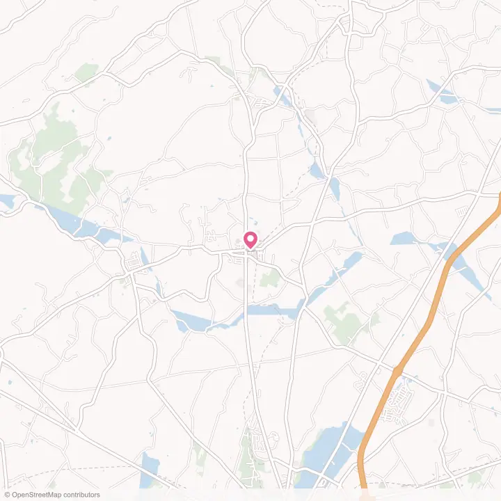 Map of the flower delivery area in Biglerville, Pennsylvania