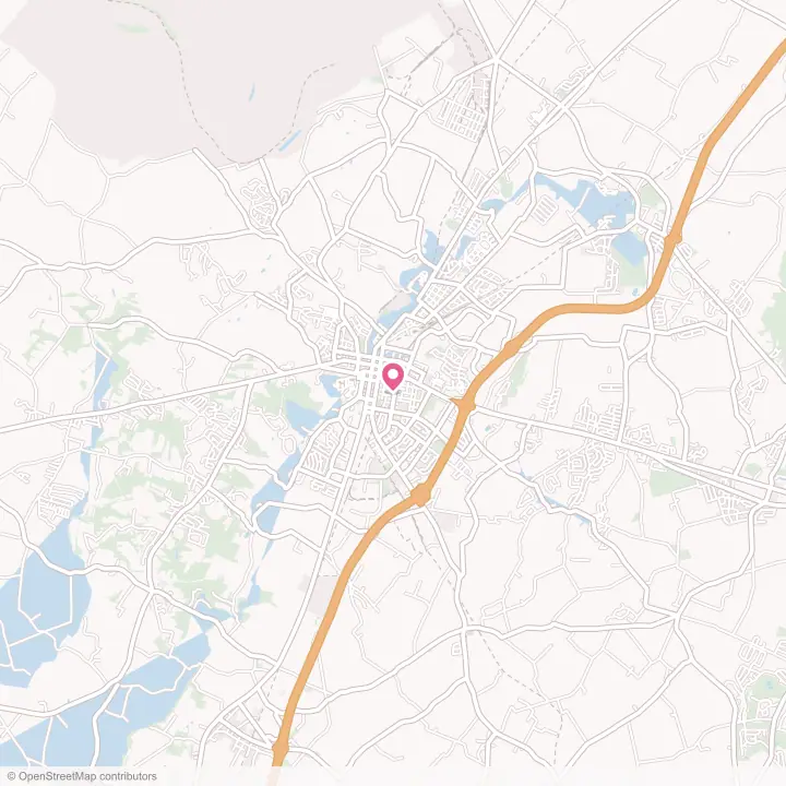 Map of the flower delivery area in Chambersburg, Pennsylvania
