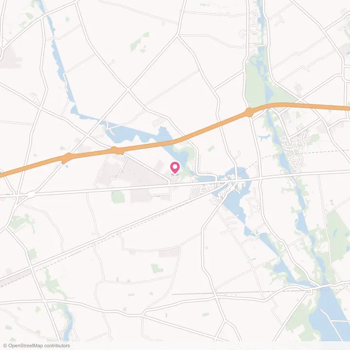 Map of the flower delivery area in West Jefferson, Ohio
