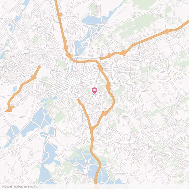 Map of the flower delivery area in Valley View, Pennsylvania