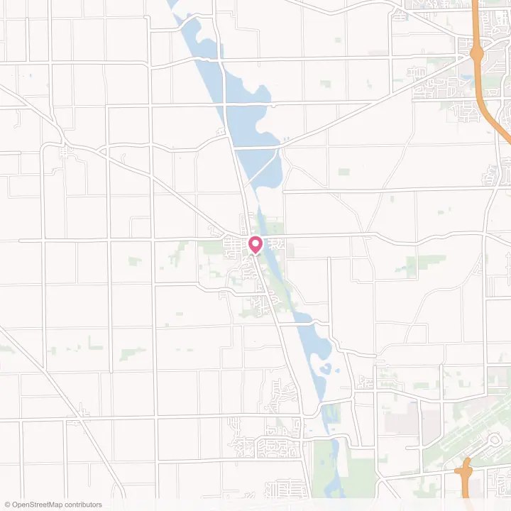Map of the flower delivery area in West Milton, Ohio