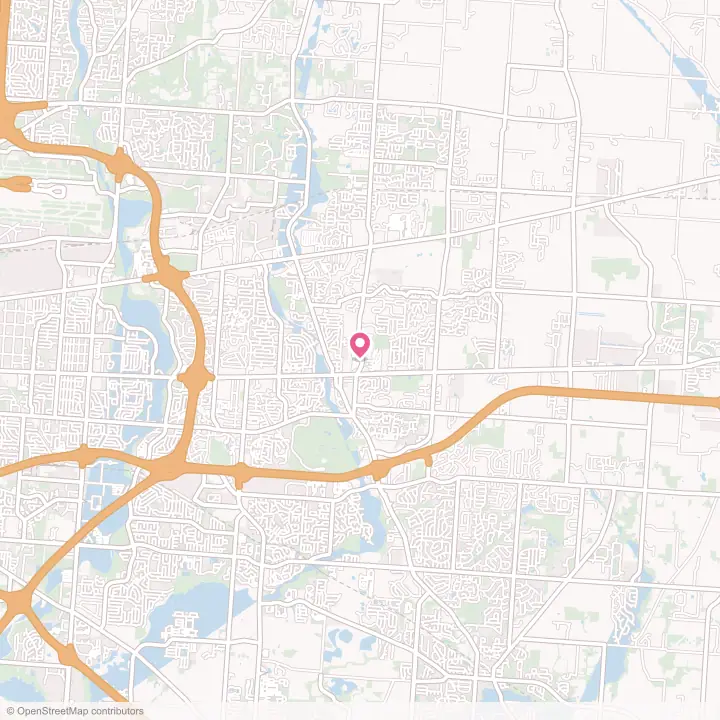 Map of the flower delivery area in Reynoldsburg, Ohio