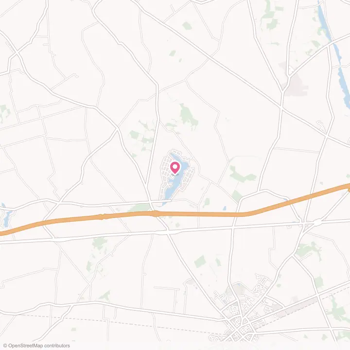 Map of the flower delivery area in Choctaw Lake, Ohio