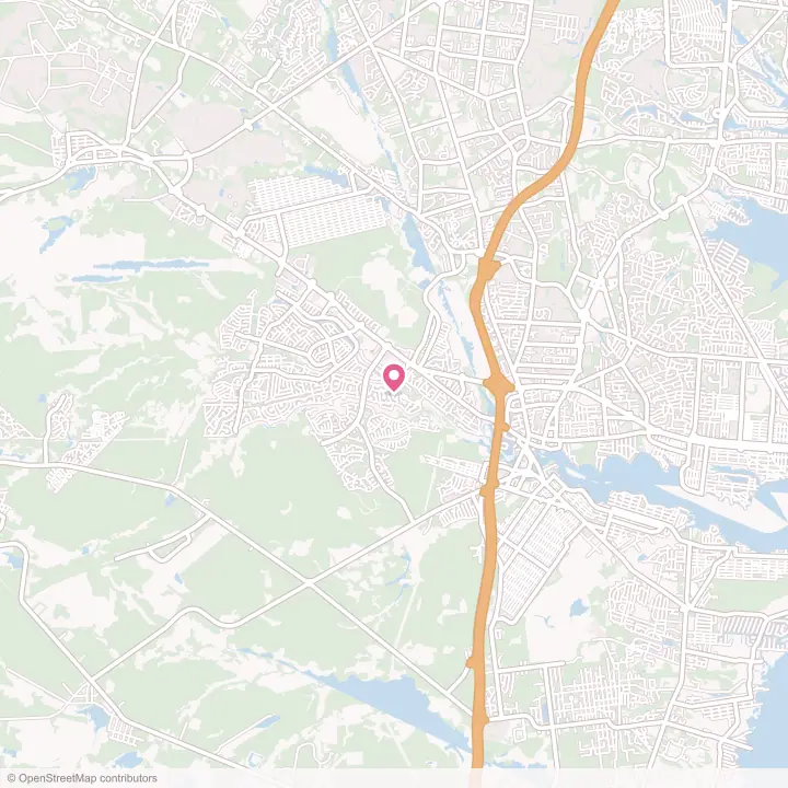 Map of the flower delivery area in Silver Ridge, New Jersey