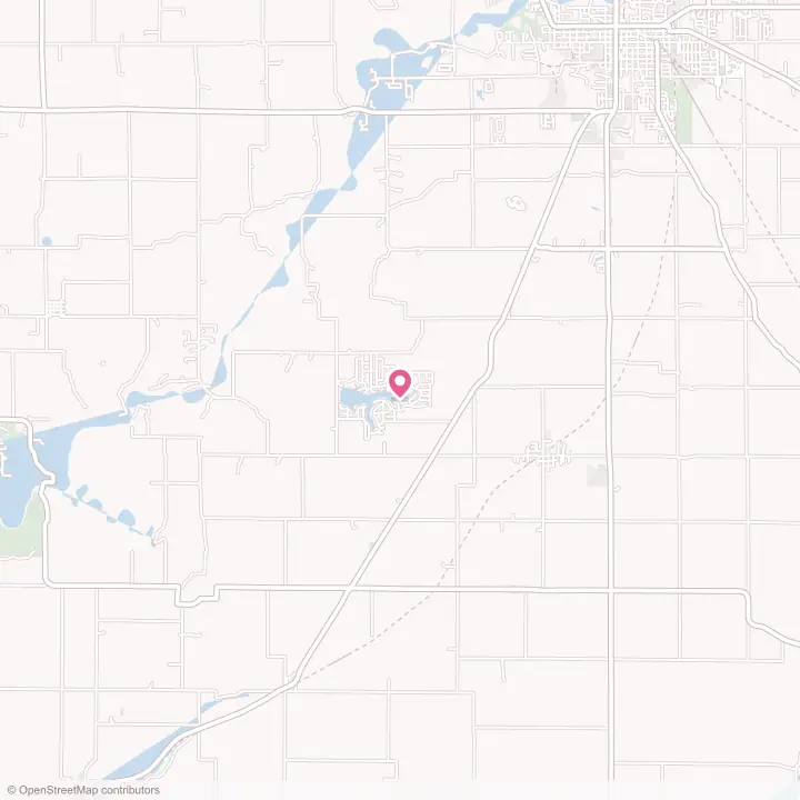Map of the flower delivery area in Lake Holiday, Indiana