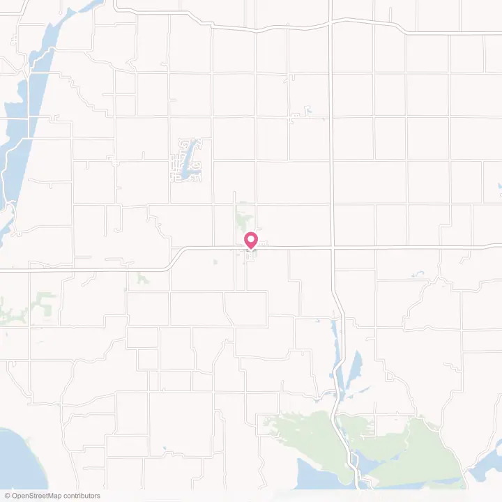 Map of the flower delivery area in Kingman, Indiana