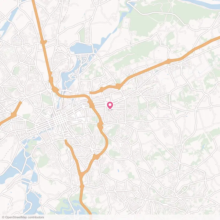 Map of the flower delivery area in East York, Pennsylvania