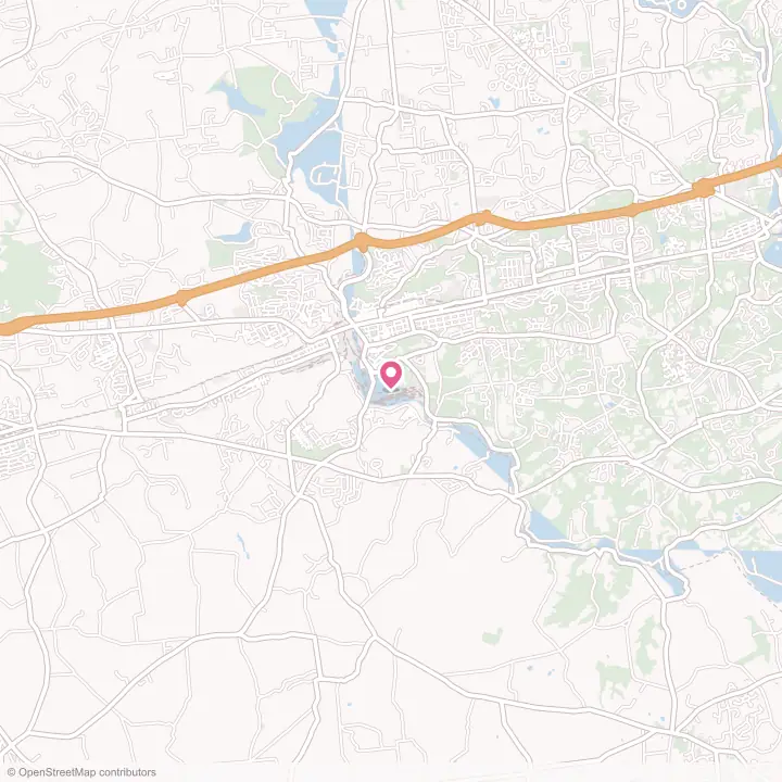Map of the flower delivery area in South Coatesville, Pennsylvania
