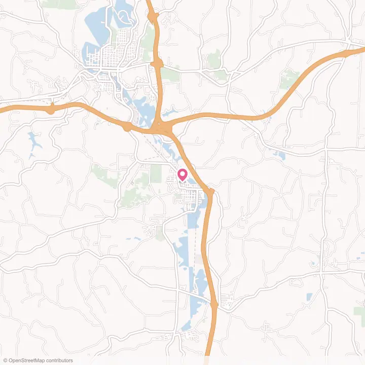 Map of the flower delivery area in Byesville, Ohio
