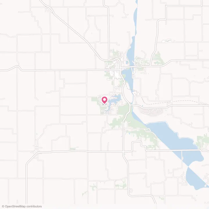 Map of the flower delivery area in Lake Petersburg, Illinois
