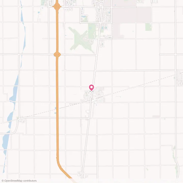 Map of the flower delivery area in Tolono, Illinois