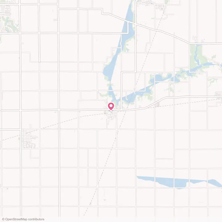 Map of the flower delivery area in Sidney, Illinois